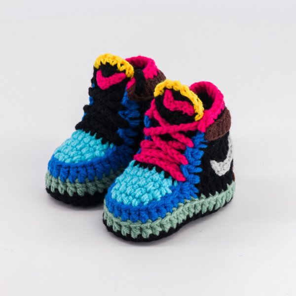 Baby Crochet Sneakers - AJ Biohack - Baby Sneakers Shop - unisex baby crochet shoes