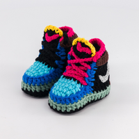 Thumbnail for Baby Crochet Sneakers - AJ Biohack - Baby Sneakers Shop - unisex baby crochet shoes