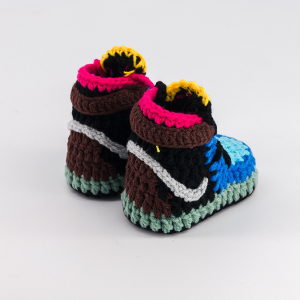 Baby Crochet Sneakers - AJ Biohack - Baby Sneakers Shop - unisex baby crochet shoes