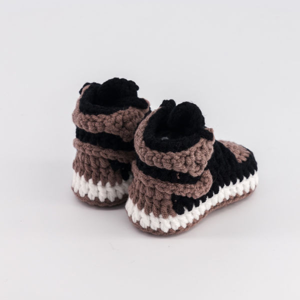 Baby Crochet Sneakers - AJ Chocolat - Baby Sneakers Shop - unisex baby crochet shoes