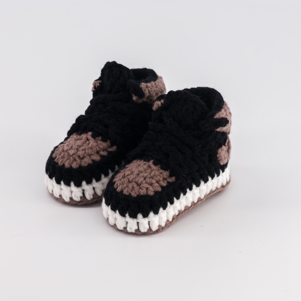 Baby Crochet Sneakers - AJ Chocolat - Baby Sneakers Shop - unisex baby crochet shoes