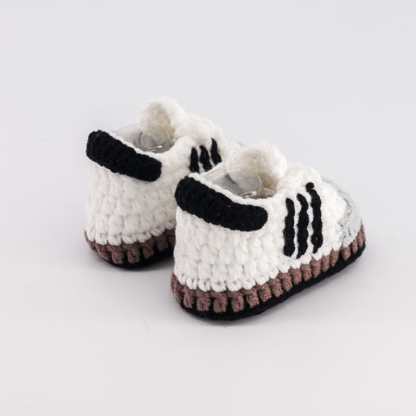 Baby Crochet Sneakers - Samba OG - Baby Sneakers Shop - unisex baby crochet shoes