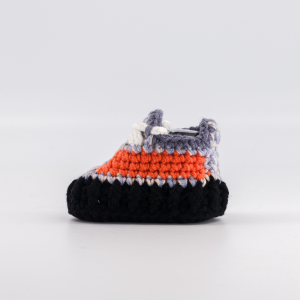 Baby Crochet Sneakers - YZY Ash Stone - Baby Sneakers Shop - unisex baby crochet shoes