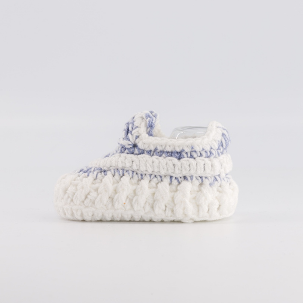 Baby Crochet Sneakers - YZY Static - Baby Sneakers Shop - unisex baby crochet shoes