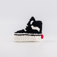 Thumbnail for Baby Crochet Sneakers - Vans SK8 - Baby Sneakers Shop - unisex baby crochet shoes
