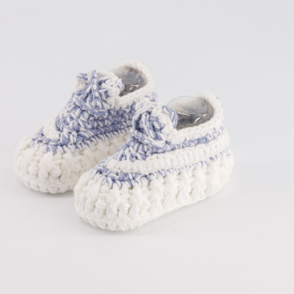 Baby Crochet Sneakers - YZY Static - Baby Sneakers Shop - unisex baby crochet shoes