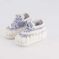 Thumbnail for Baby Crochet Sneakers - YZY Static - Baby Sneakers Shop - unisex baby crochet shoes