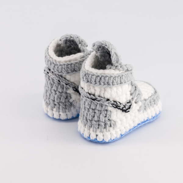 Baby Crochet Sneakers - AJ Christian - Baby Sneakers Shop - unisex baby crochet shoes