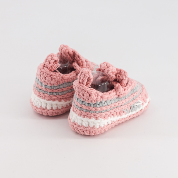 Baby Crochet Sneakers - Air Max Pink