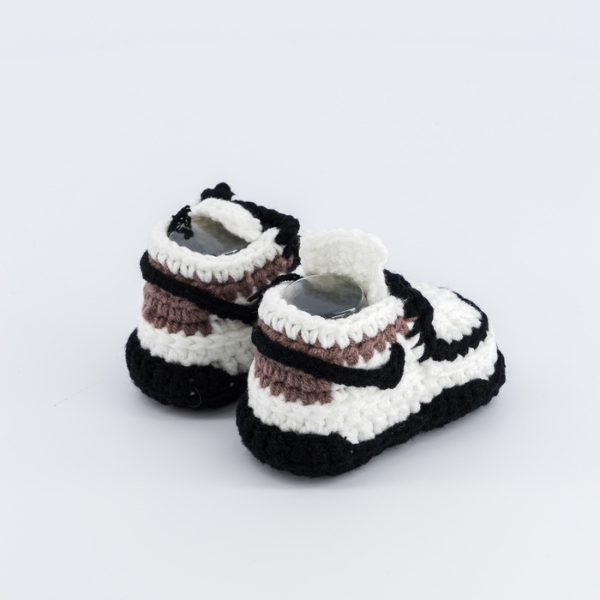 Baby Crochet Sneakers - Dunk Mocha