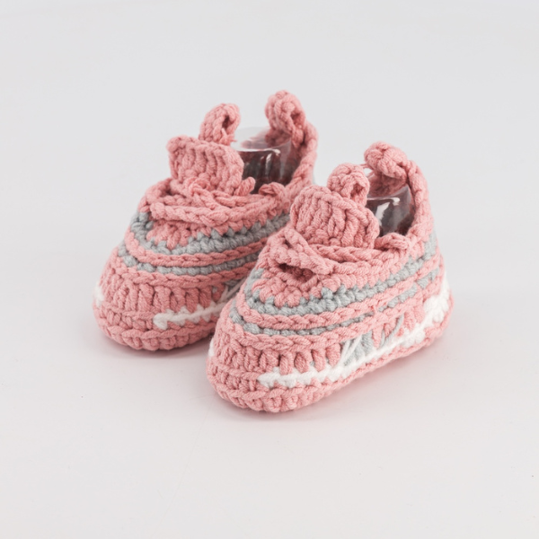 Baby Crochet Sneakers - Air Max Pink