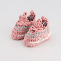 Thumbnail for Baby Crochet Sneakers - Air Max Pink