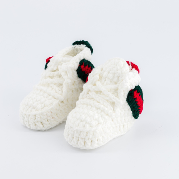 Baby Crochet Sneakers - Double G