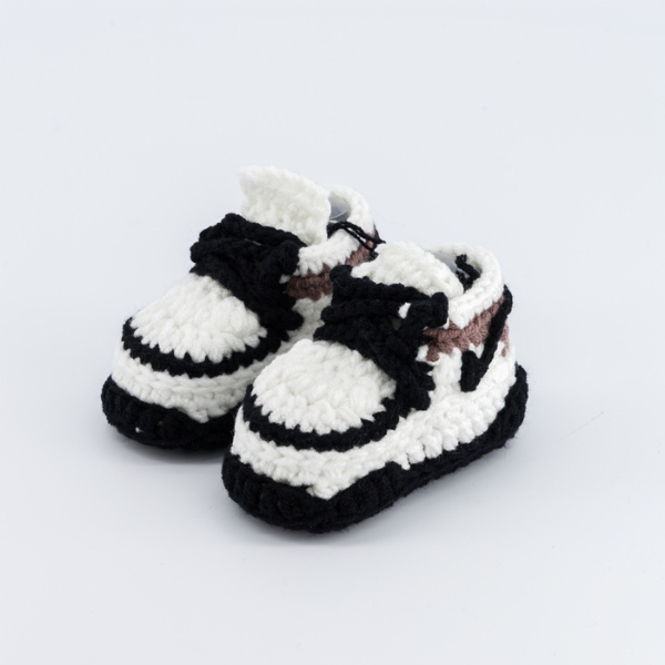 Baby Crochet Sneakers - Dunk Mocha