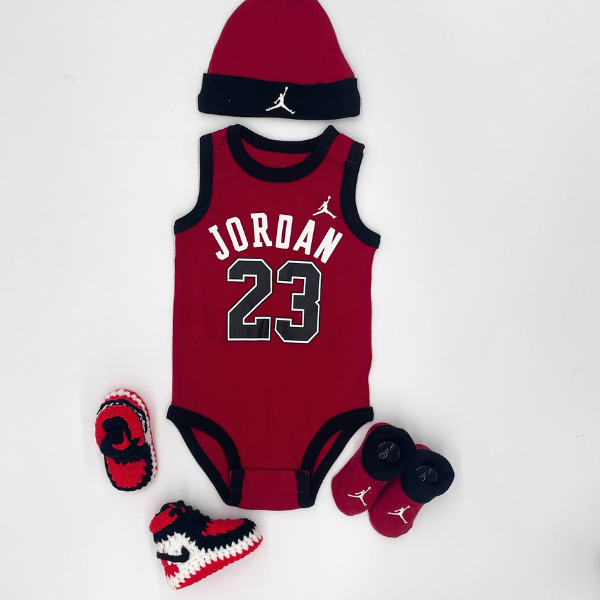 Baby Gift Pack - Jordan Jersey REd (3 Set)