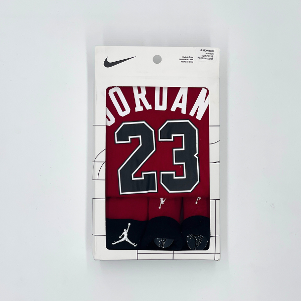 Baby Gift Pack - Jordan Jersey REd (3 Set)