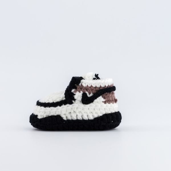 Baby Crochet Sneakers - Dunk Mocha