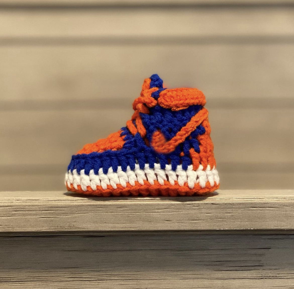 Baby Crochet Sneakers - AJ Knicks - Baby Sneakers Shop - unisex baby crochet shoes