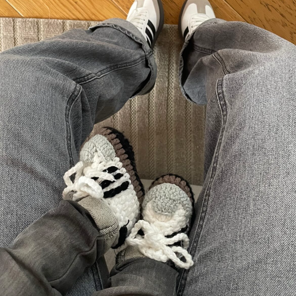 Baby Crochet Sneakers - Samba OG