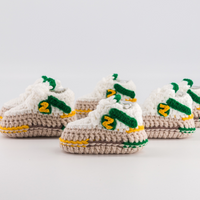 Thumbnail for Baby Crochet Sneakers - NB Leon - Baby Sneakers Shop - unisex baby crochet shoes