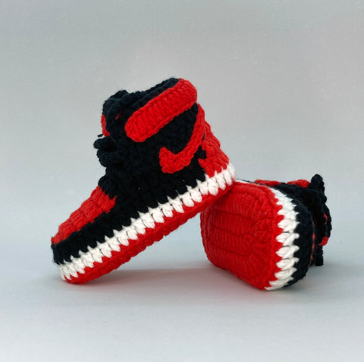 Bundle Pack - AJ (Royal x Bred) - Baby Sneakers Shop - unisex baby crochet shoes