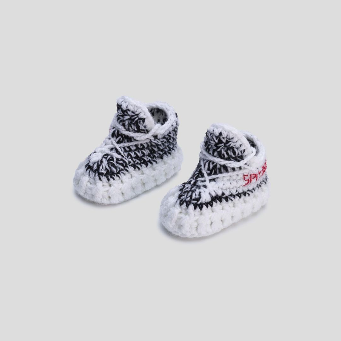 Bundle Pack - YZY (Zebra x Black) - Baby Sneakers Shop - unisex baby crochet shoes