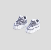 Thumbnail for Baby Crochet Sneakers - YZY Static - Baby Sneakers Shop - unisex baby crochet shoes