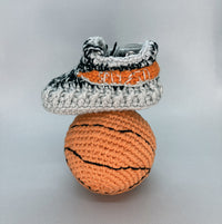 Thumbnail for Small Crochet BasketBall (Toy) - Baby Sneakers Shop - unisex baby crochet shoes