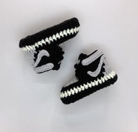 Thumbnail for Baby Crochet Sneakers - AJ Shadow - Baby Sneakers Shop - unisex baby crochet shoes